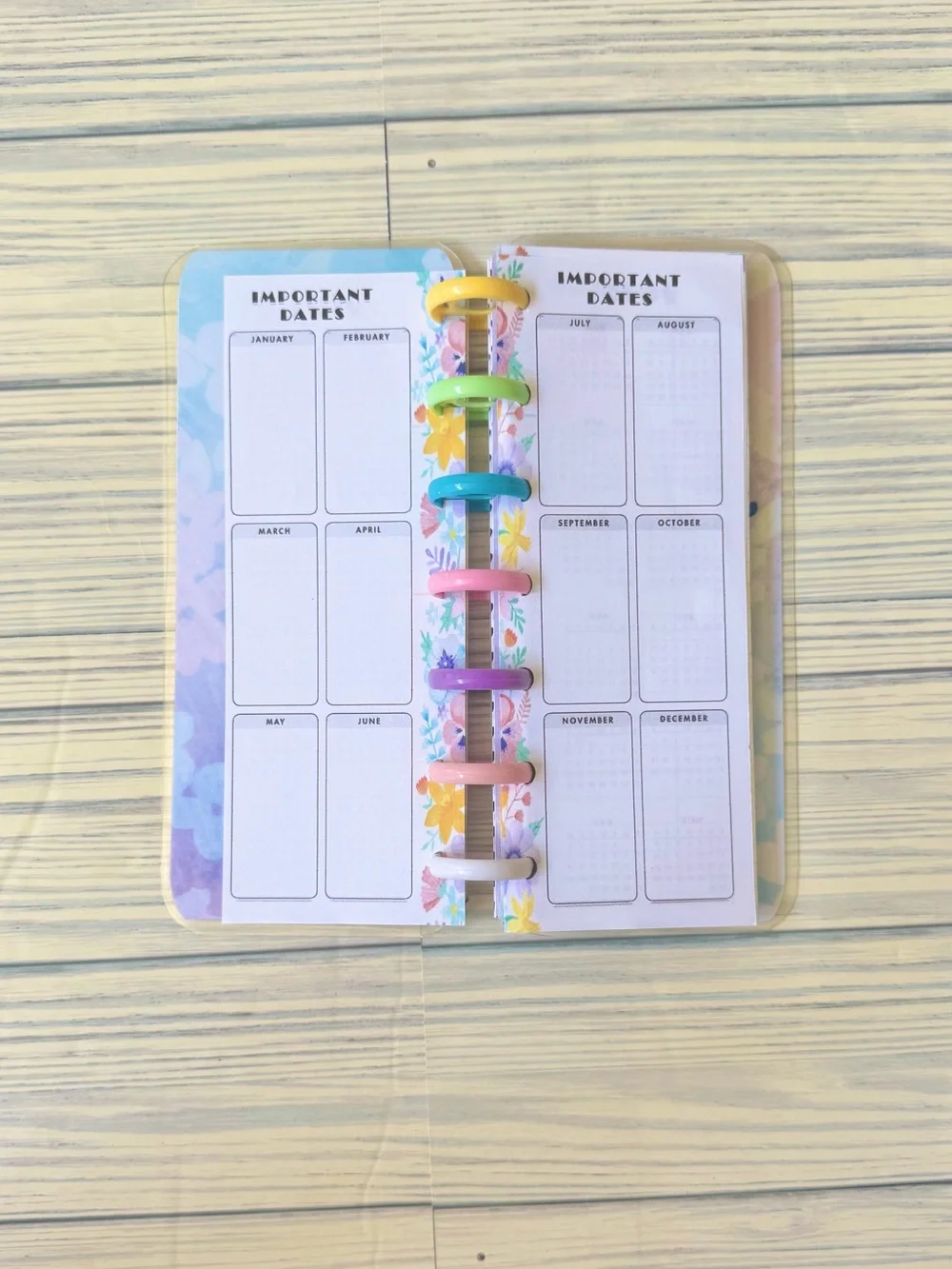 Happy Planner skinny mini weekly undated layout Do more what makes you happy